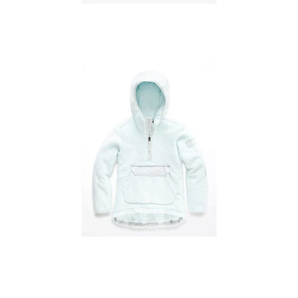 THE NORTH FACE Girls' Large Campshire Sherpa Fleece Hoodie Origin Blue 14/16